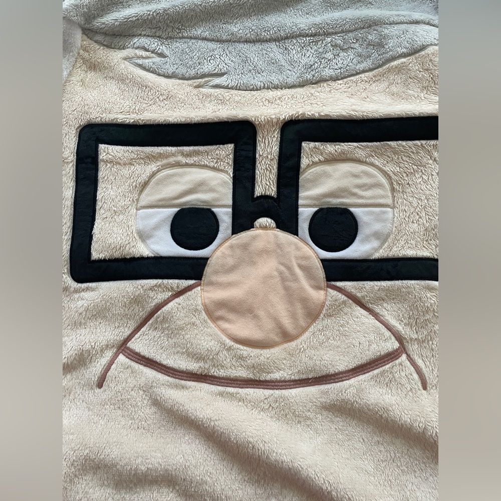 Disney Up Carl Face Fleece Sweatshirt-Worn Once! - Picture 7 of 10